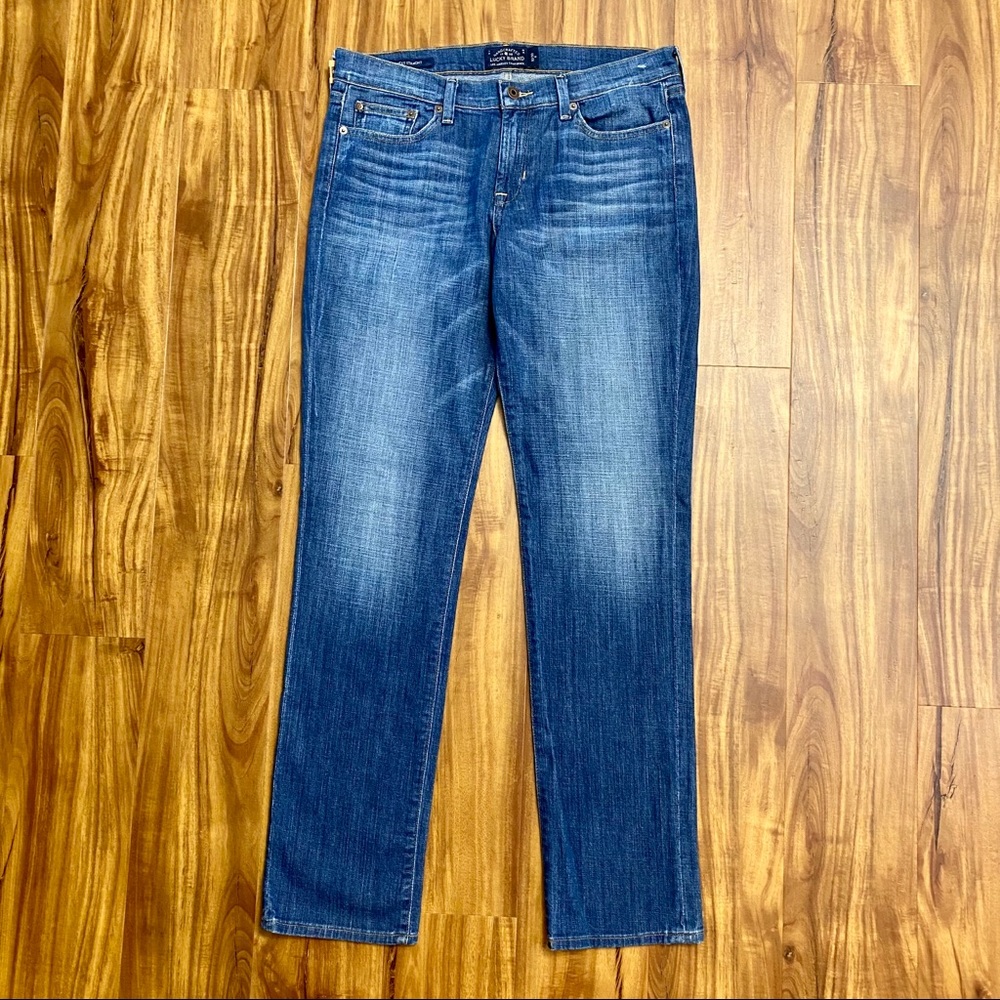 LUCKY BRAND SWEET STRAIGHT MID-RISE Size 10